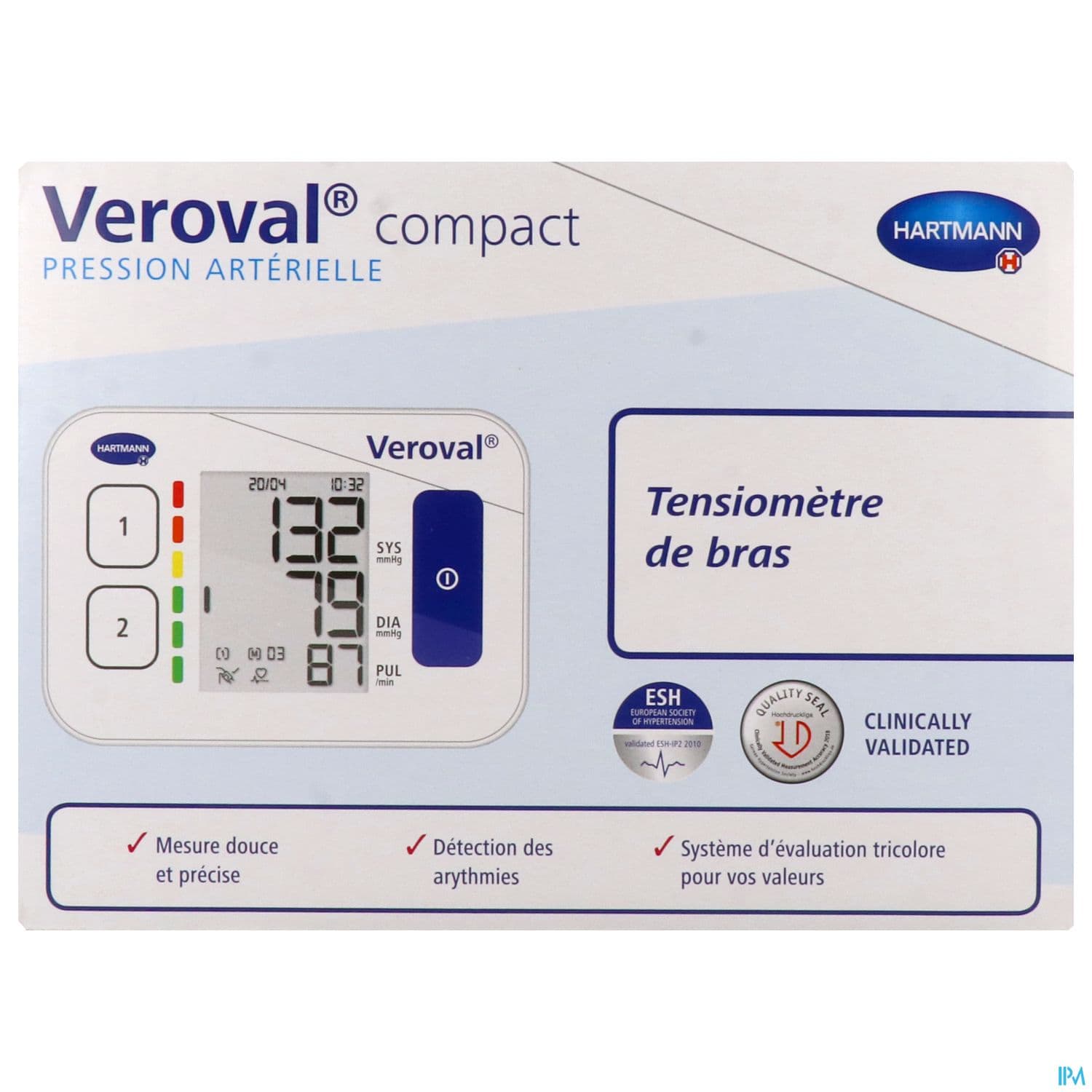 Hartmann Veroval Tensiometre Bras
