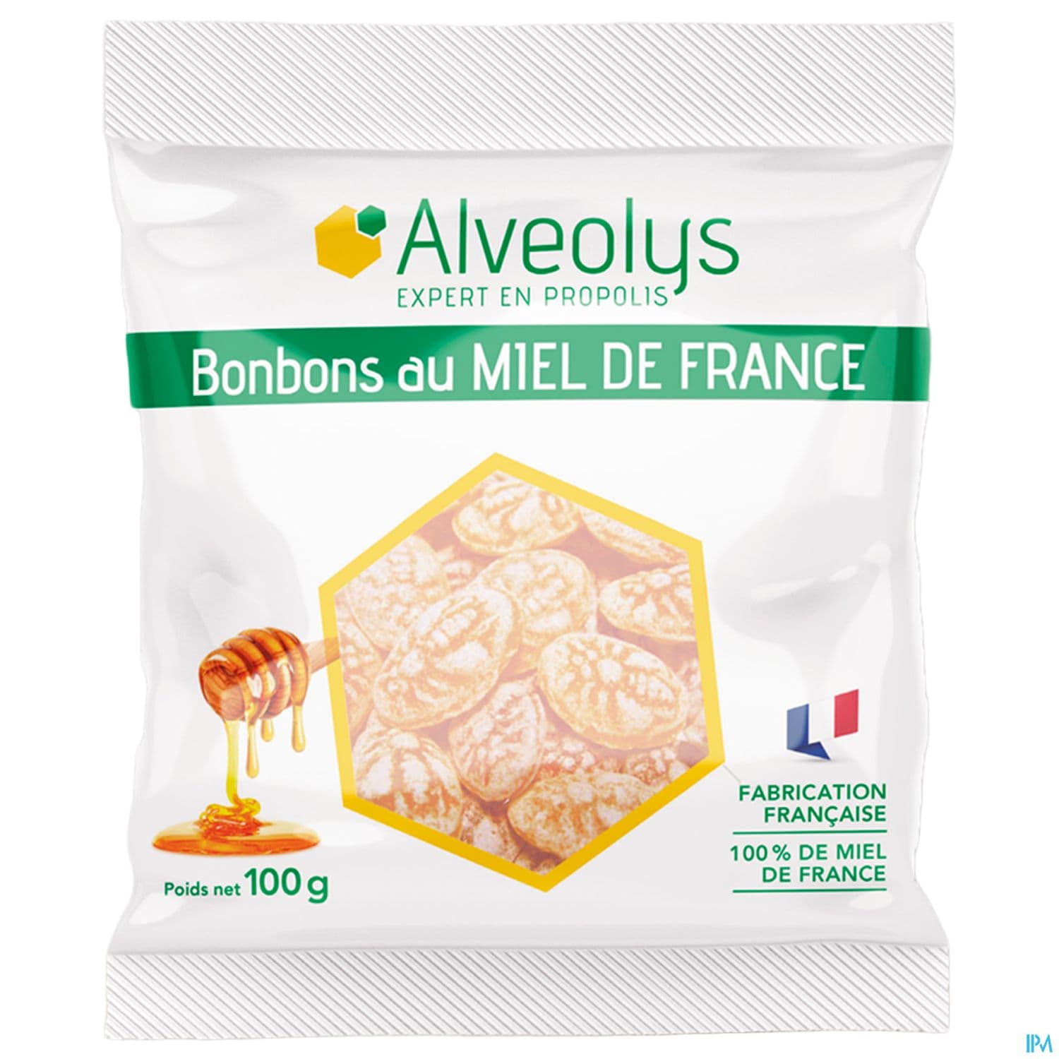 ALVEOLYS BONBONS MIEL BIO 100G