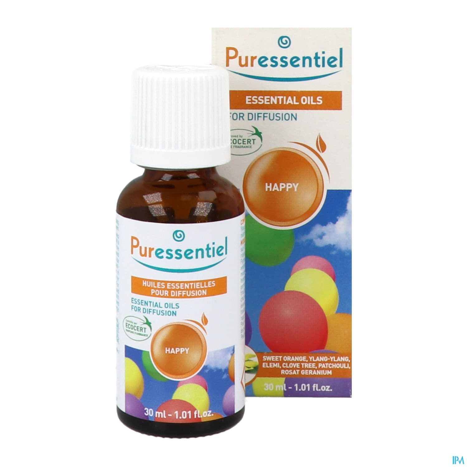 Puressentiel Diffuse Happy Huile Essentielle Pour Diffusionr 30ml