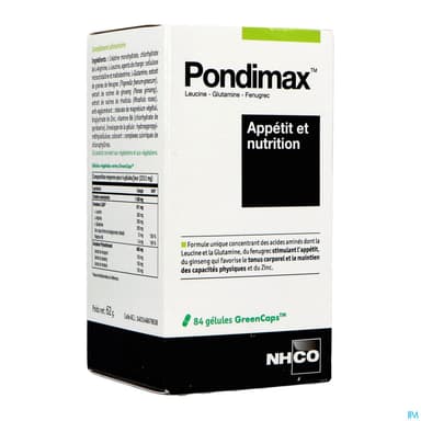 Nhco Pondimax Appetit Et Nutrition Gelule 84