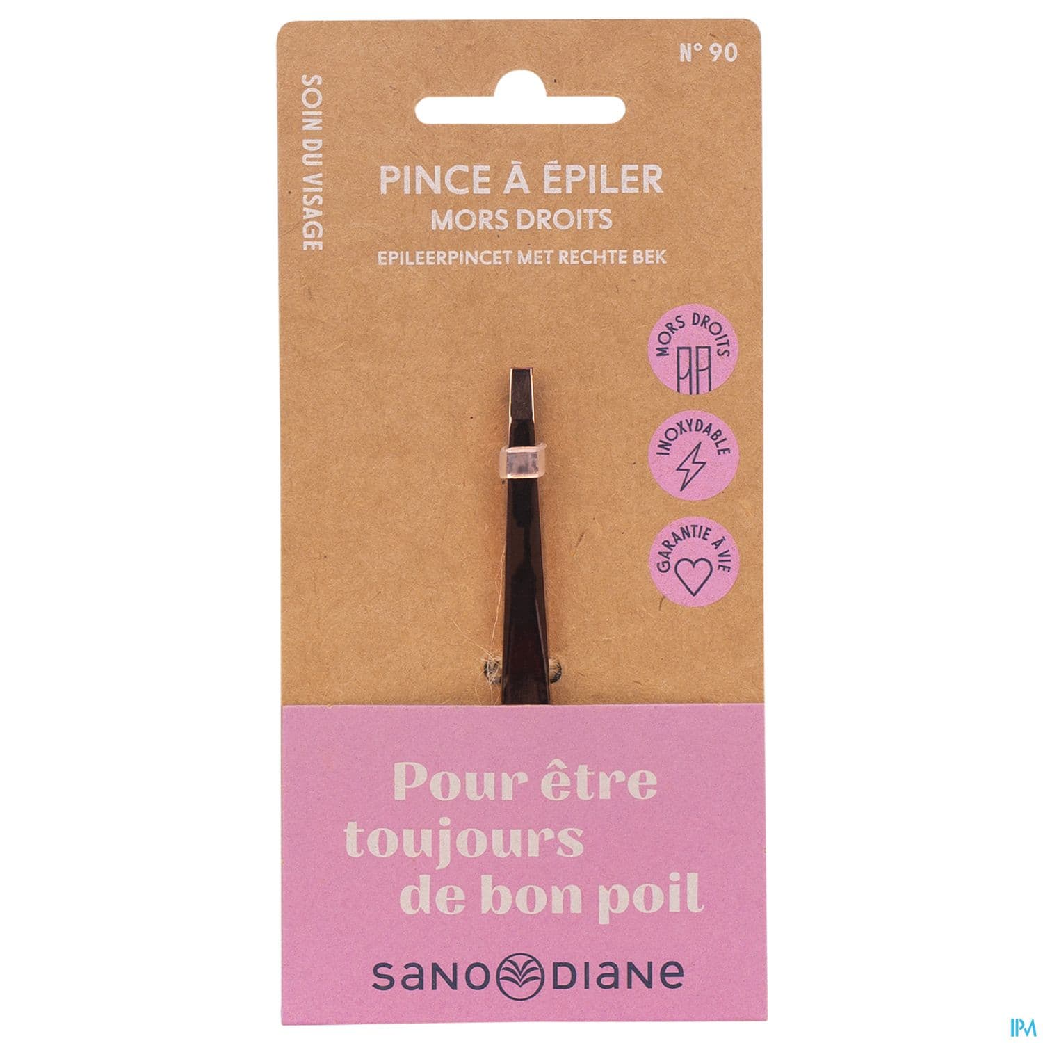 PINC/EPIL MORS DROIT ROSE SANOD 90