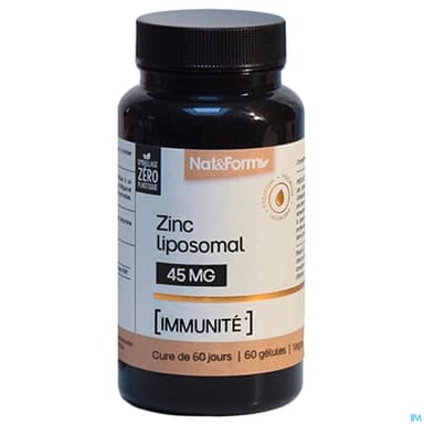 Nat Et Form Zinc Liposomal Gelule Gelule Vegetale 60