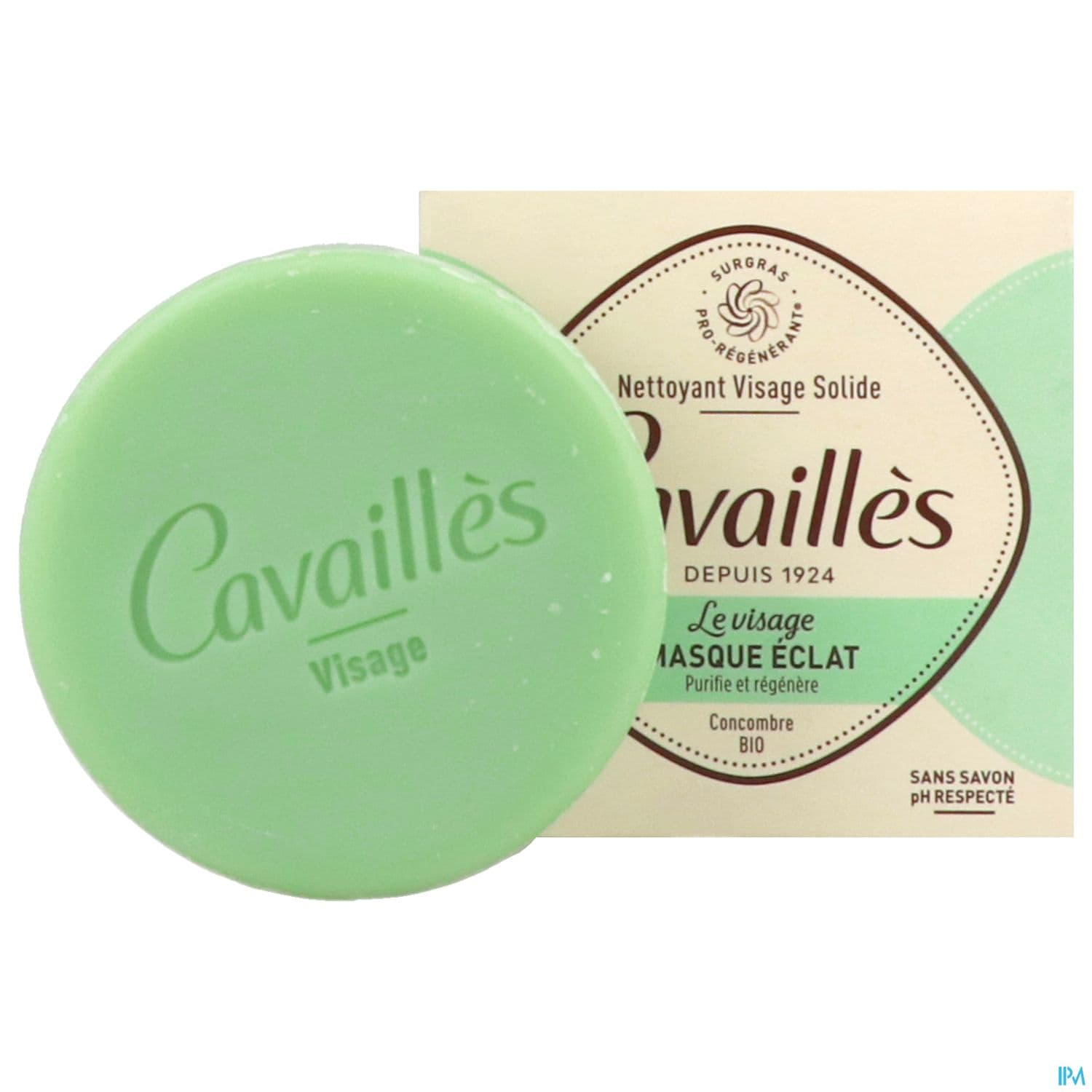 Roge Cavailles Nettoyant Visage Solide Masque Eclat 70g