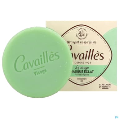 Roge Cavailles Nettoyant Visage Solide Masque Eclat 70g