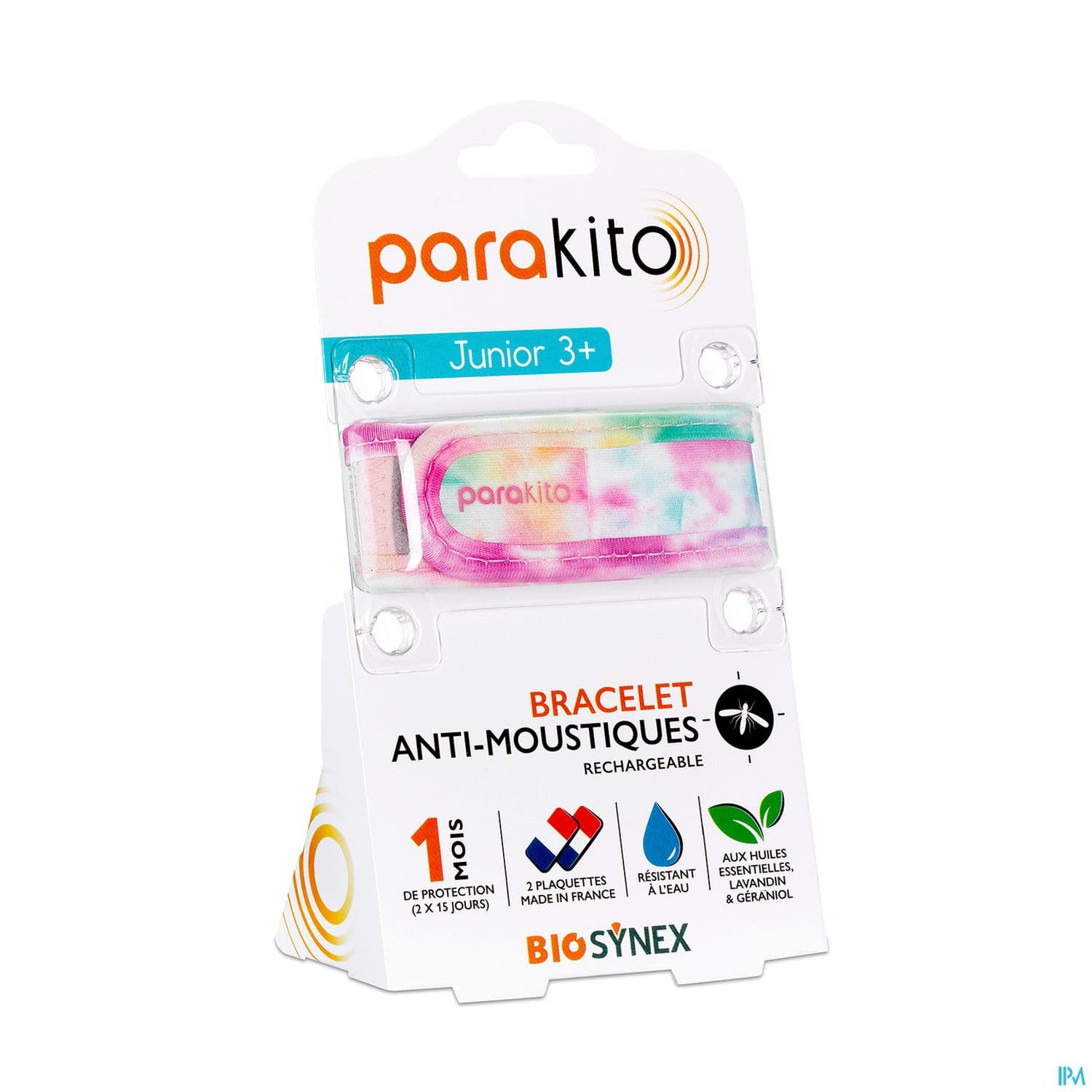 Parakito Bracelet Antimoustique Rechargeable Junior Tie Dye