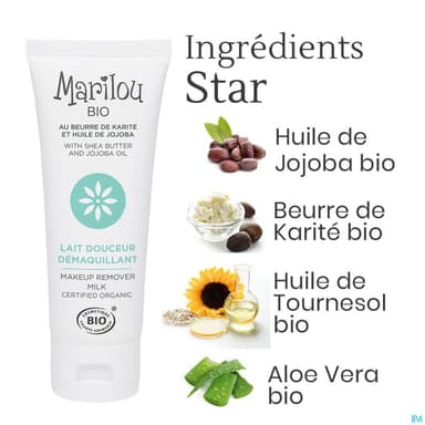 Marilou Bio Lait Demaquillant Douceur 75ml