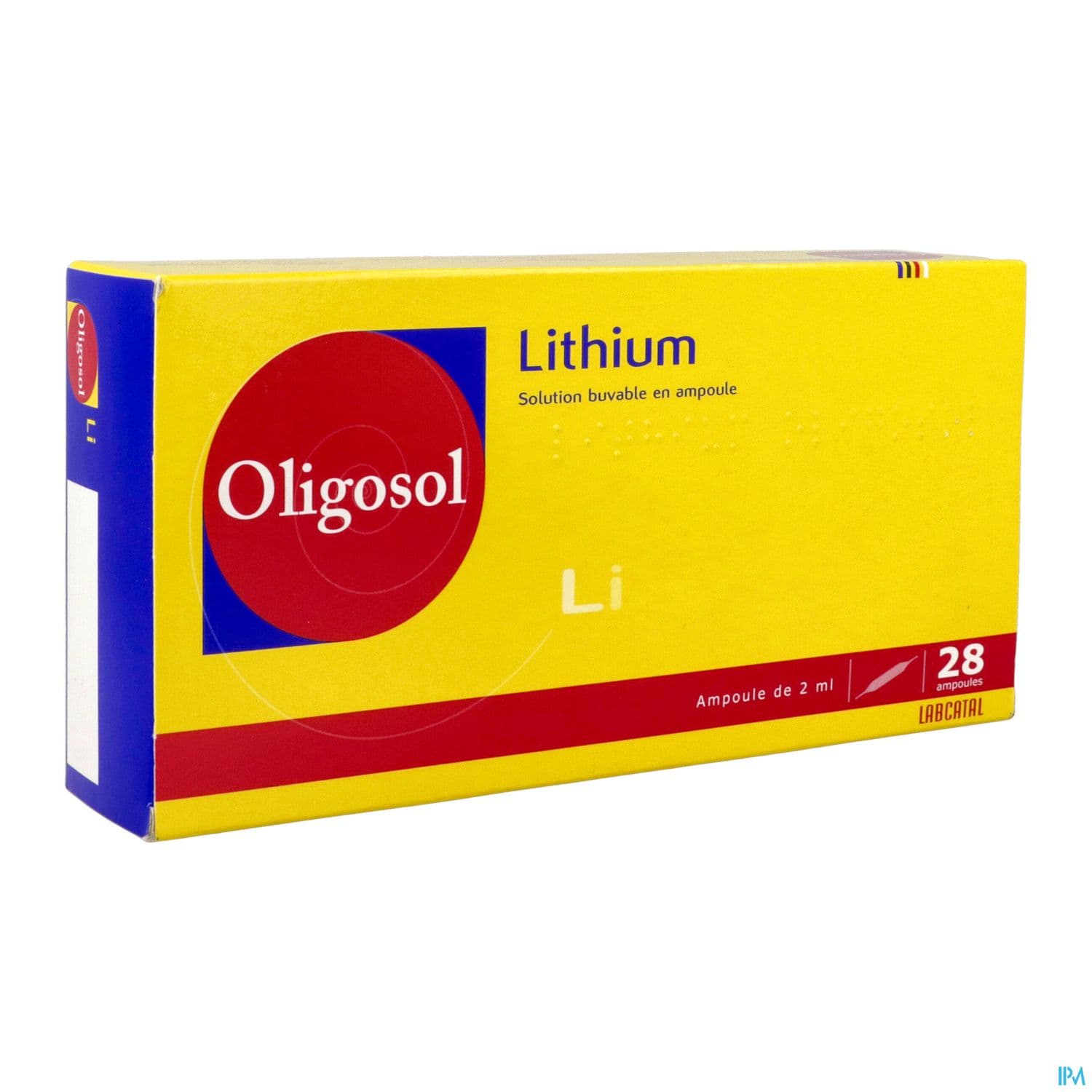 Oligosol Lithium Solution Buvable Ampoule 2ml 28