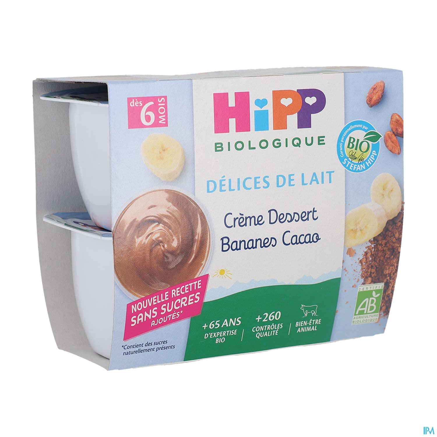 HIPP CREME DESSERT CACAO X4 — Pharmacie Juin