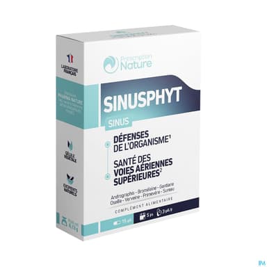 Prescription Nature Sinusphyt Gelule 15
