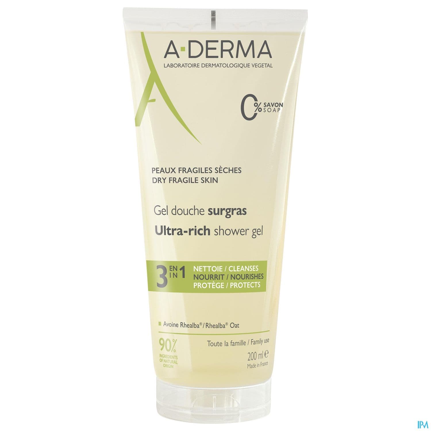 A-DERMA GEL DCH SURGRAS 200ML