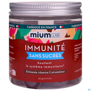 MIUMLAB S/SUC IMMUNITE GUMMIE 42
