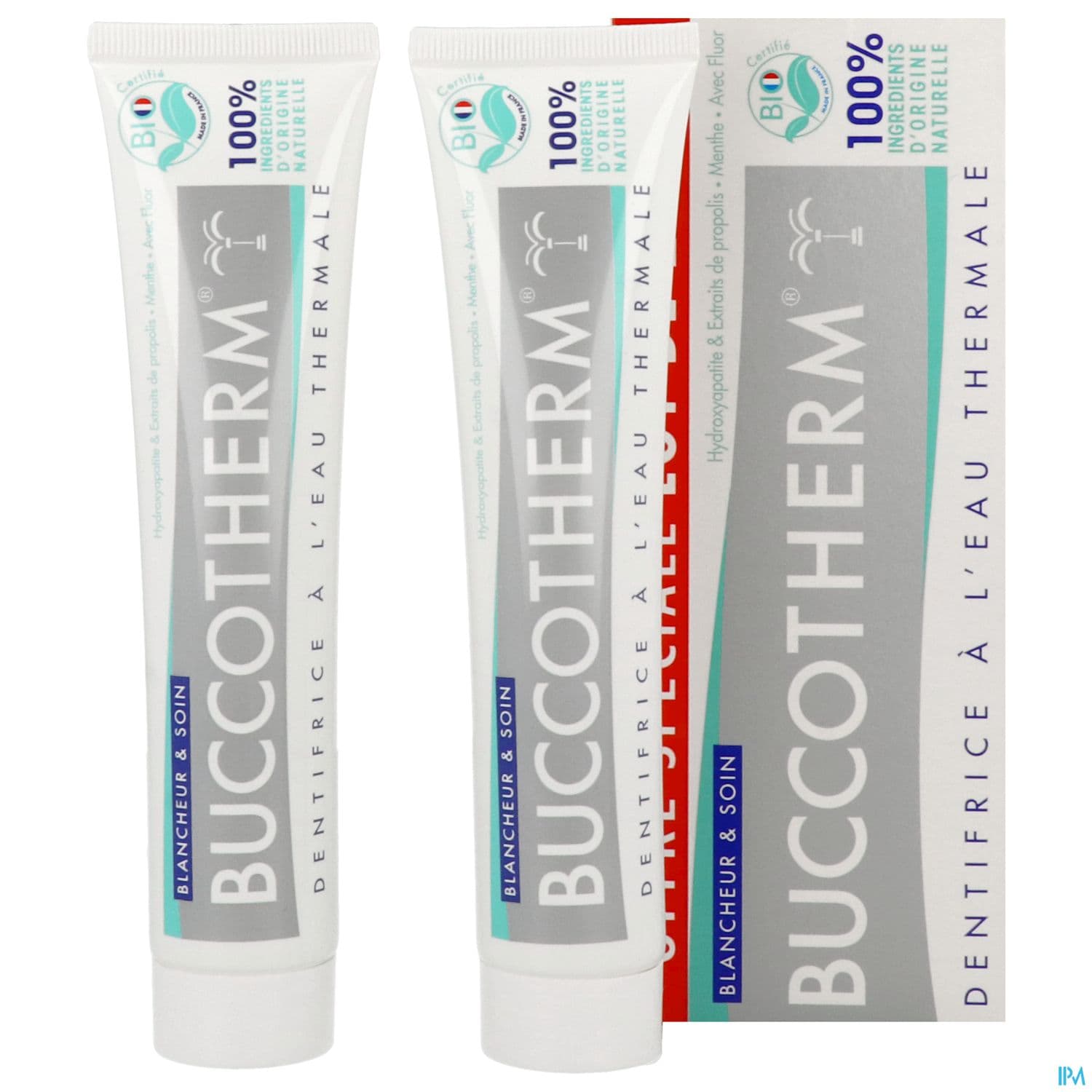 Buccotherm Dentifrice Bio Blancheur Et Soin 75ml X2