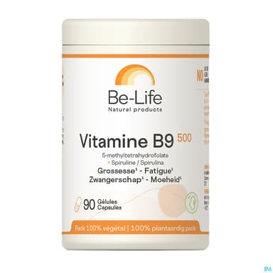 Be Life Vitamine B9 500 Gelule 90