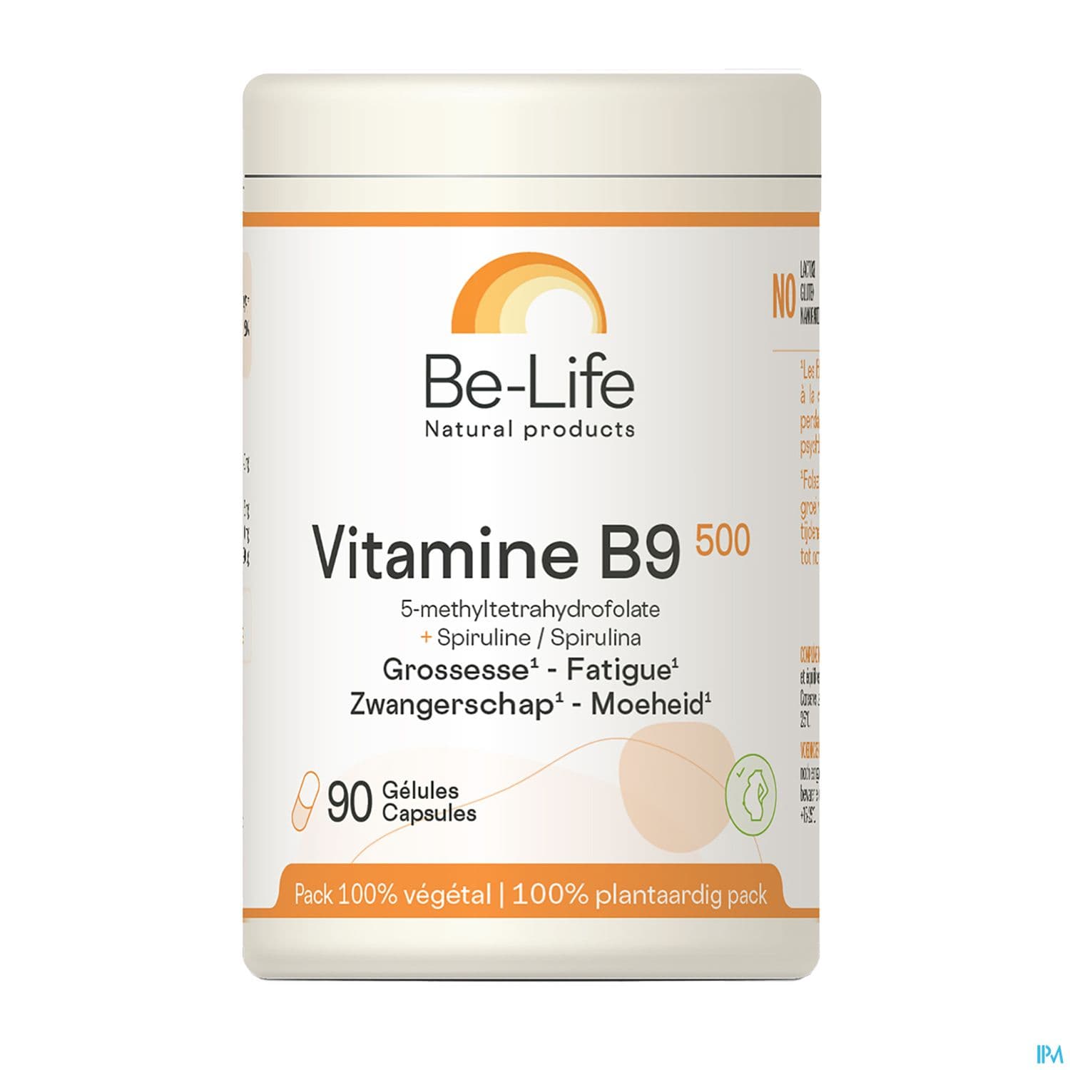 Be Life Vitamine B9 500 Gelule 90 — Pharmacie Du Centre Apothical