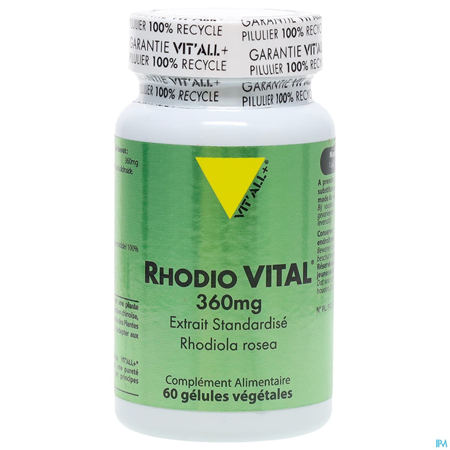 VIT ALL+ RHODIOVITAL 360MG CAPS 60