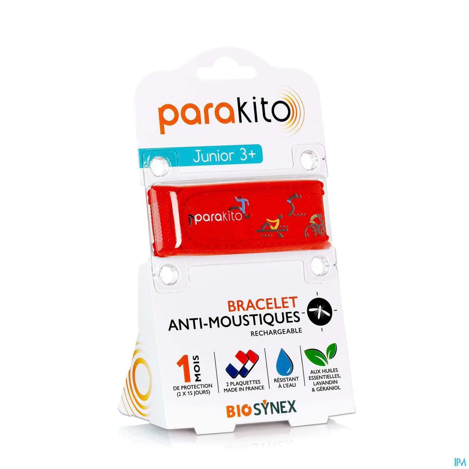 Parakito Bracelet Antimoustique Rechargeable Adulte Sports