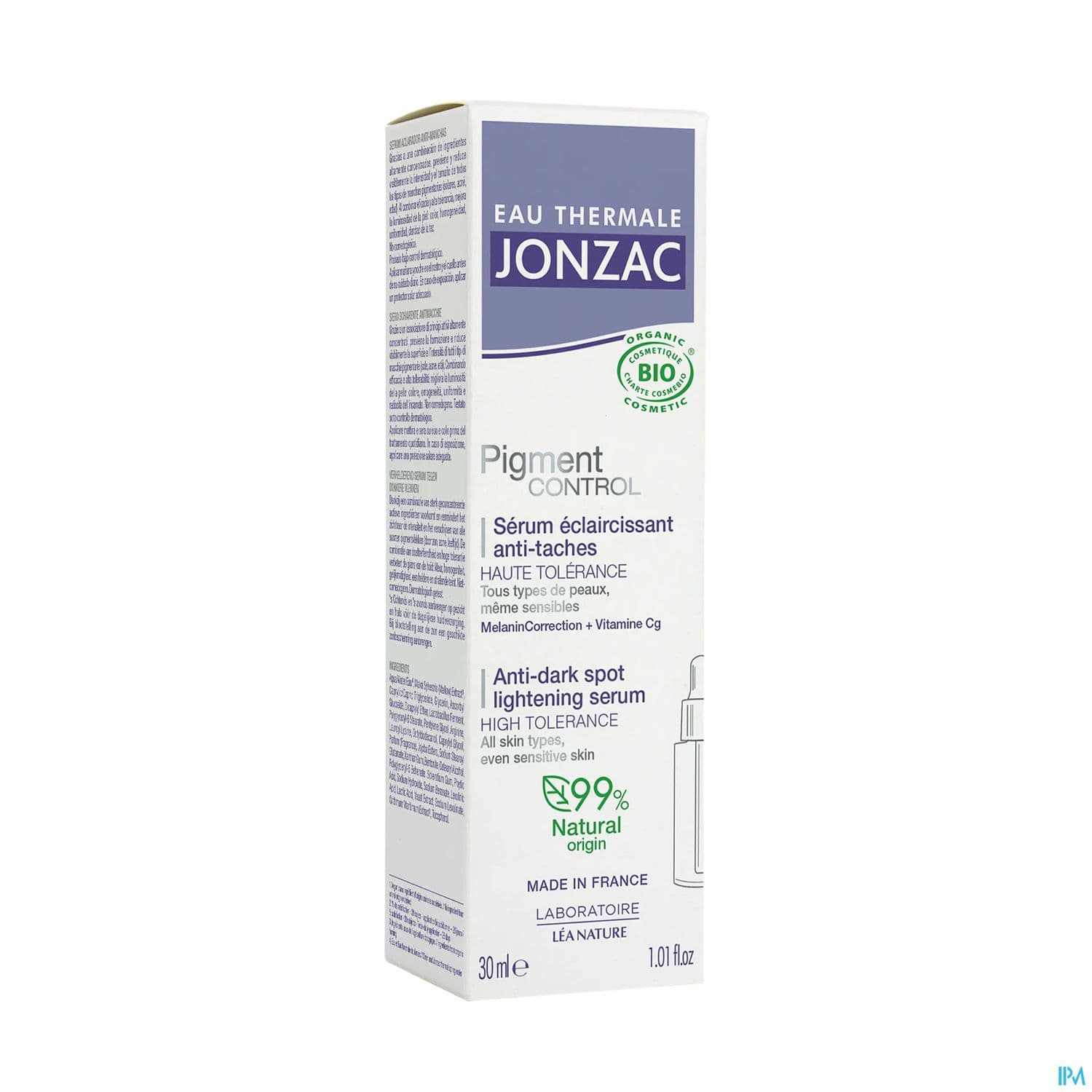 Eau Thermale Jonzac Pigment Control Serum Eclaircissant Antitaches 30ml