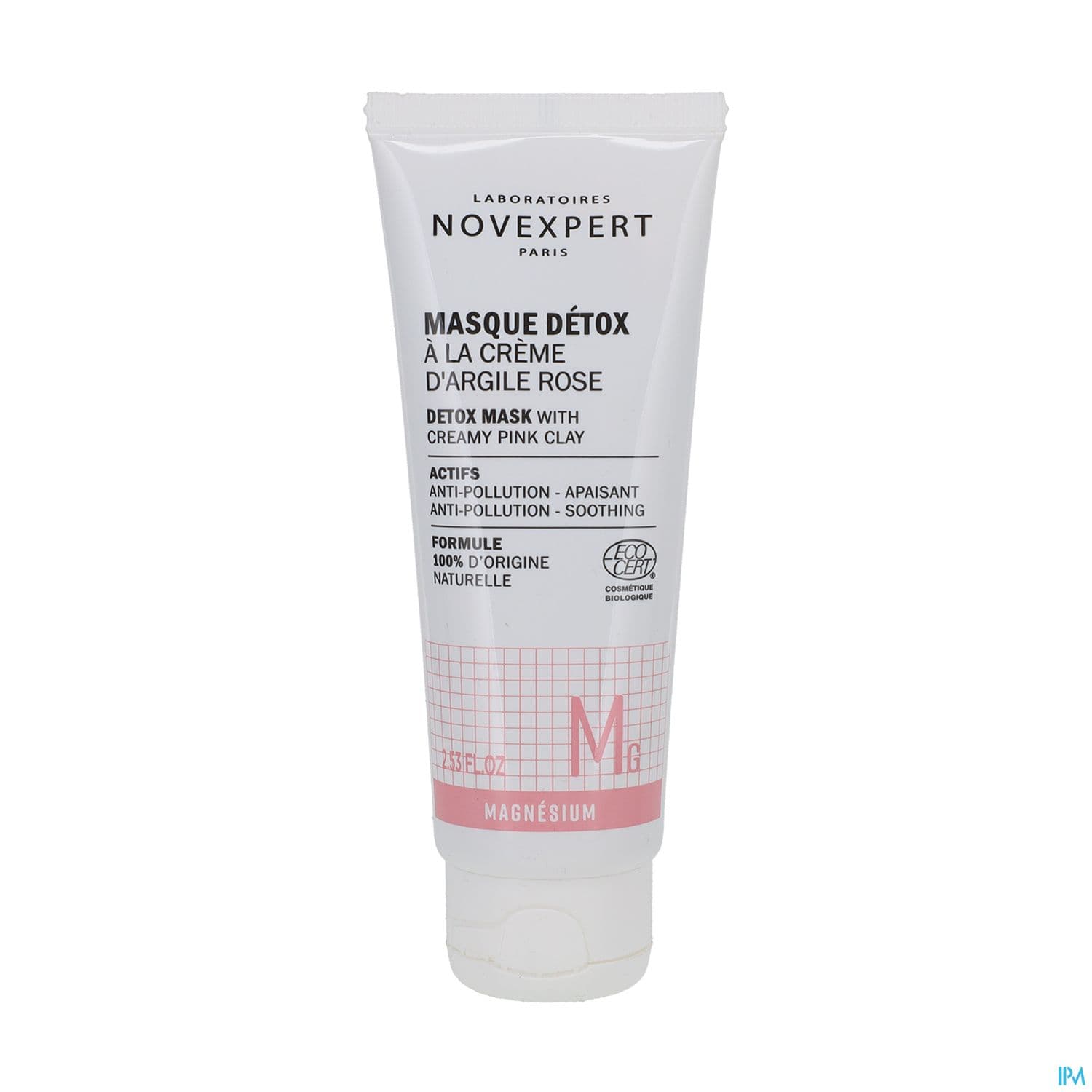 Novexpert Masque Detox A La Creme Argile Rose 75ml
