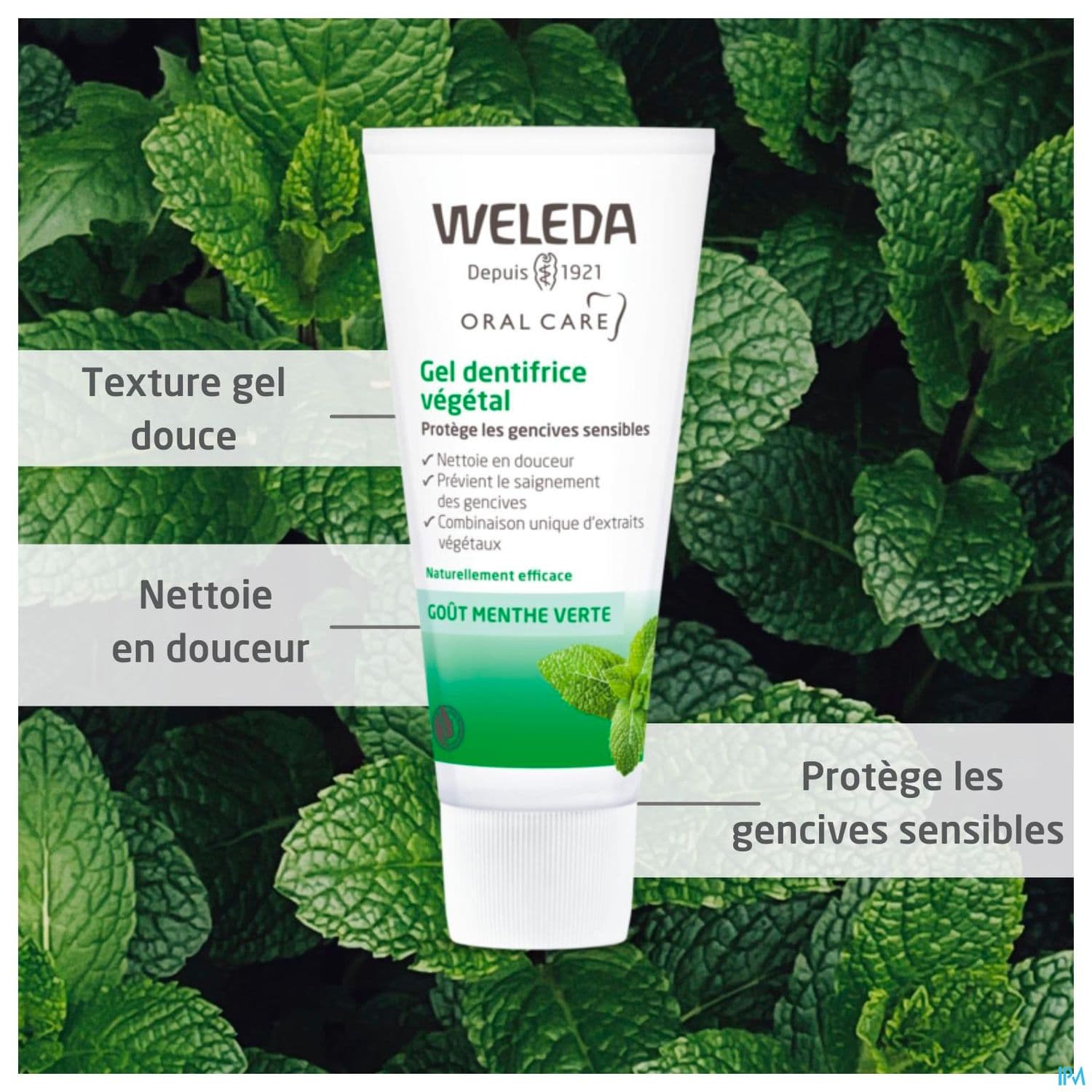 Weleda Dentifrice Gel Vegetal 75ml X2