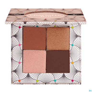 Charlotte Bio Palette Fard A Paupieres Nude Brun 1g4 X4