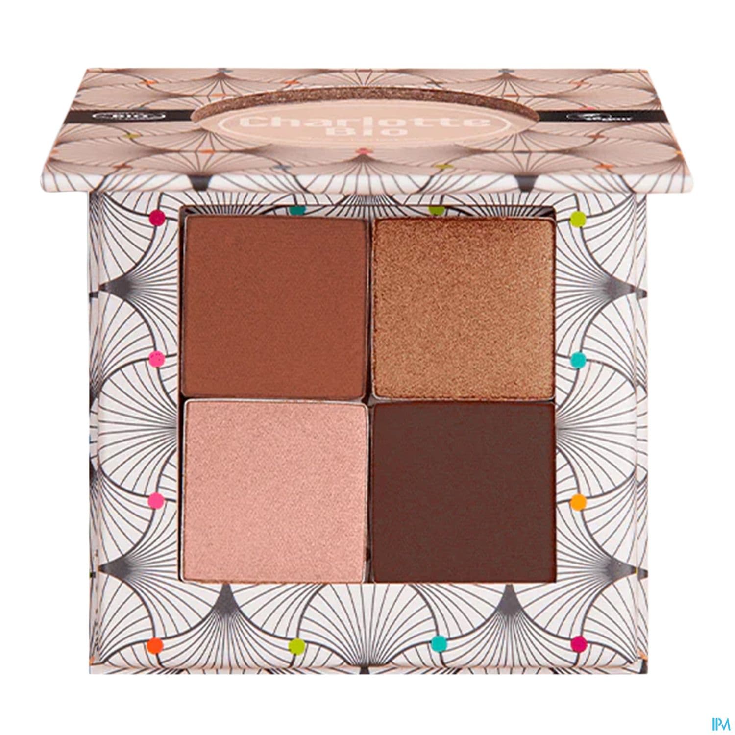 Charlotte Bio Palette Fard A Paupieres Nude Brun 1g4 X4