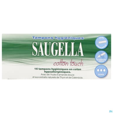 SAUGELLA COT TOUCH TAMP SUPER 16