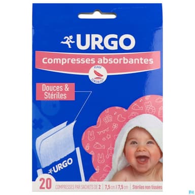 Urgo Compresse Famille Et Nourrisson 7cm5 X 7cm5 Sachet 2 10
