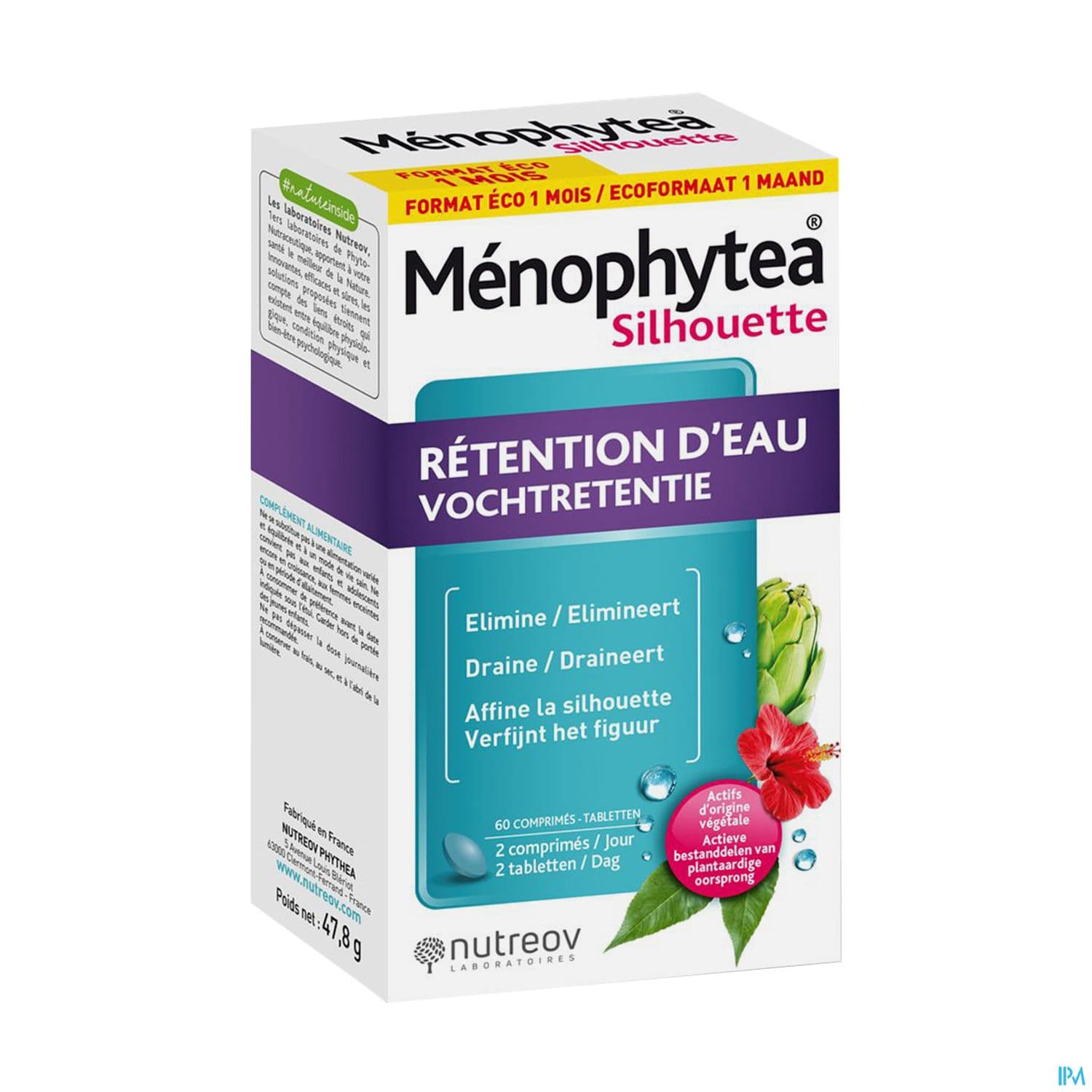 Nutreov Menophytea Silhouette Retention Eau Comprime 60