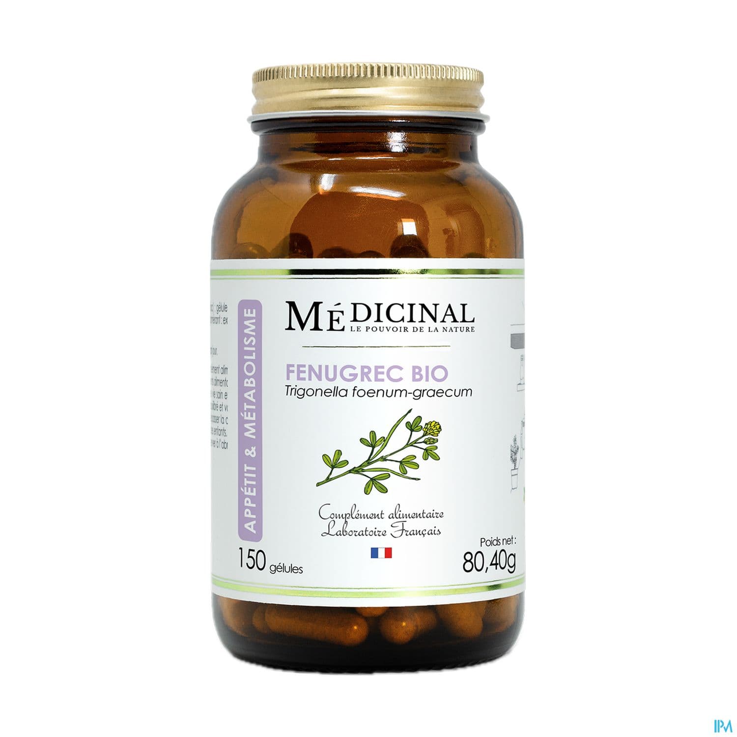 Medicinal Fenugrec Bio Gelule 150 — Pharmacie de la Gare