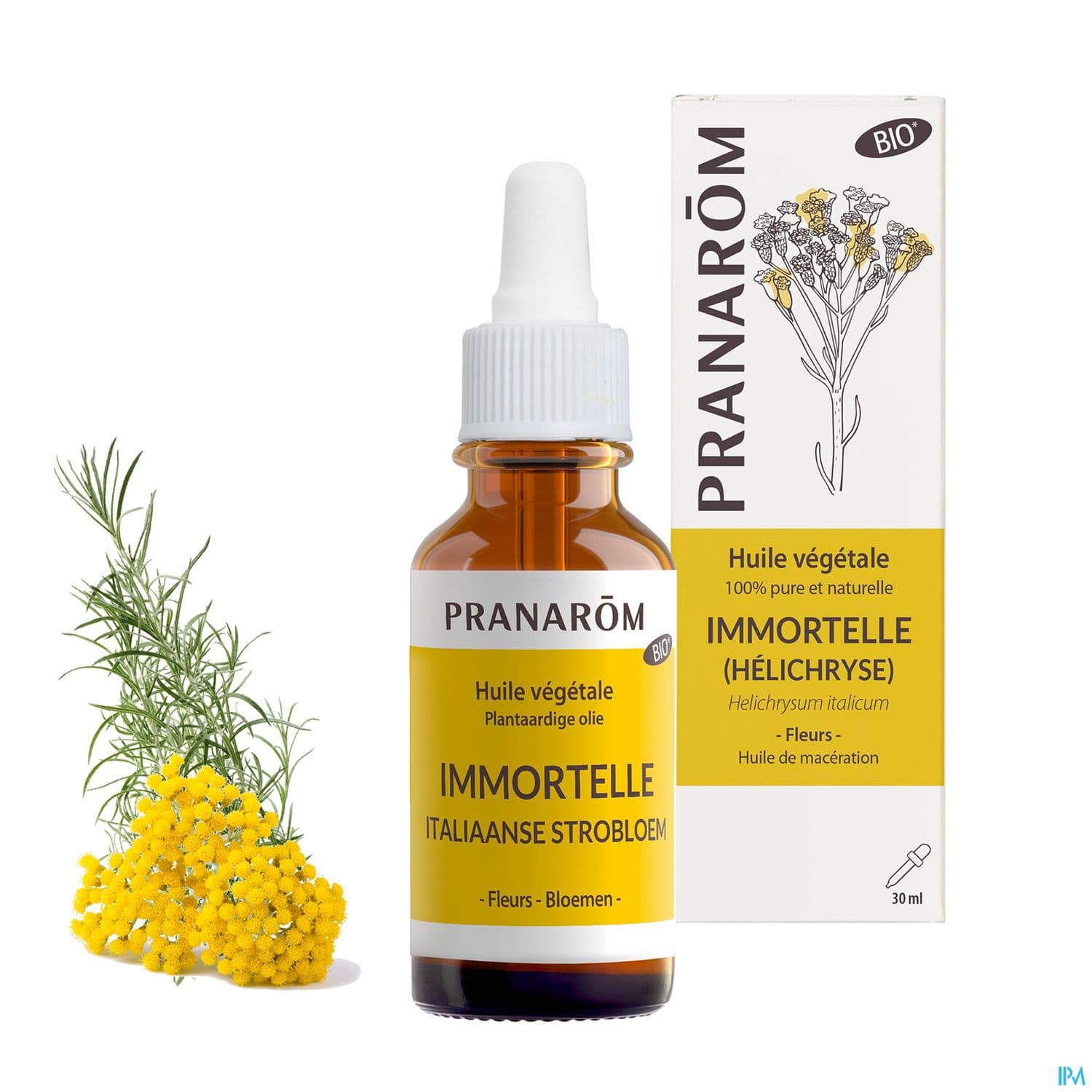 Pranarom Huile Vegetale Bio Immortelle 30ml