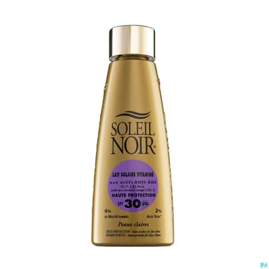 Soleil Noir Lait Solaire Vitamine Ip 30 Haute Protection 150ml