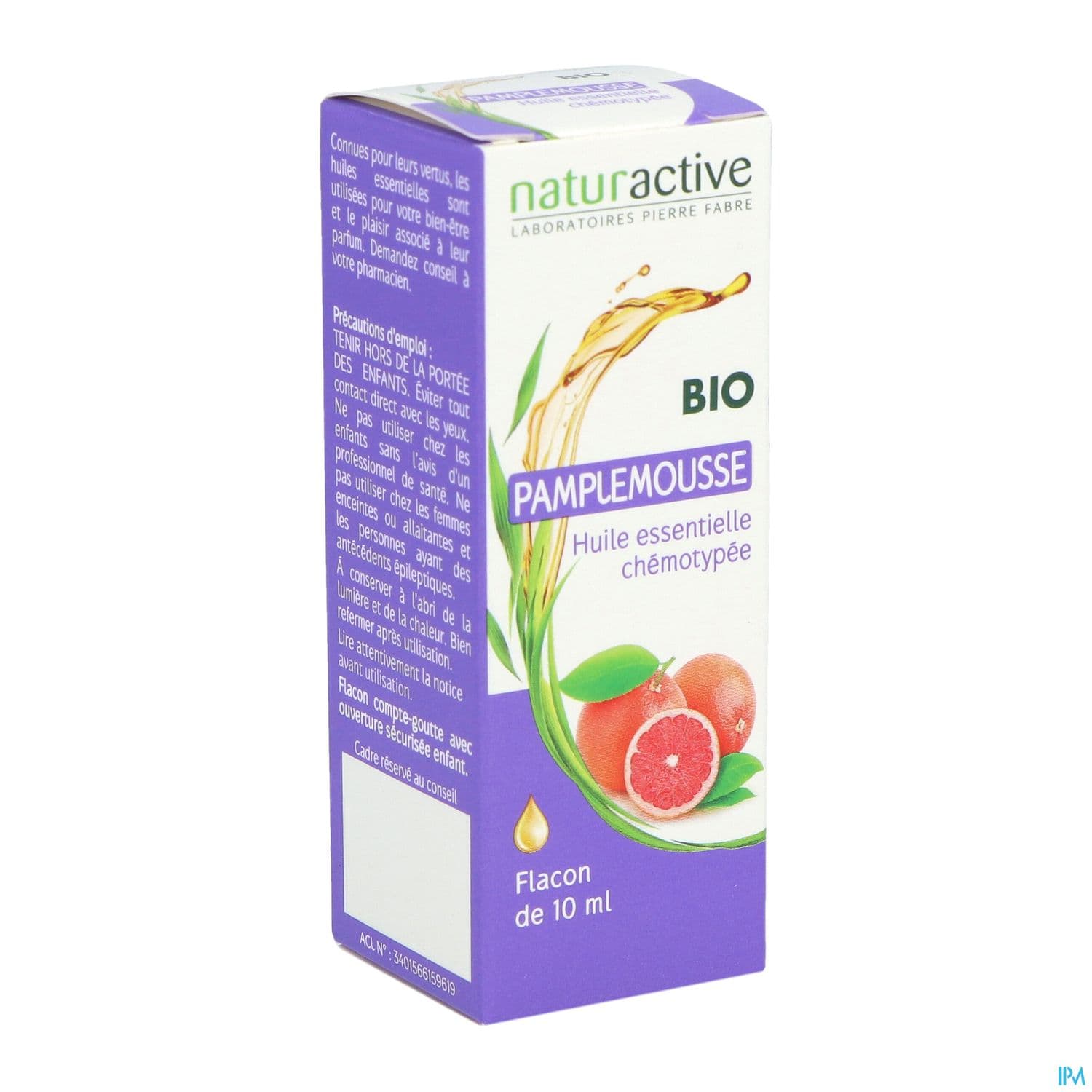 NATURACTIVE PAMPLEMOUS HE BIO 10ML