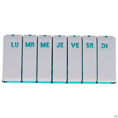 Pilbox Tempo Distributeur Hebdomadaire Gris