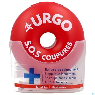 URGO SOS COUPURE BDE 3MX2.5CM