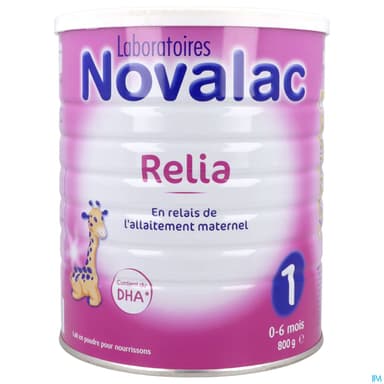NOVALAC RELIA 1AGE LAIT PDR 800G