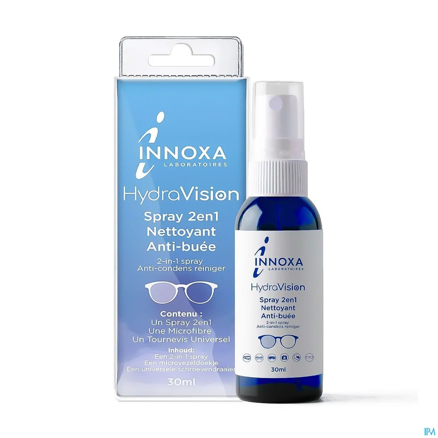 Innoxa Hydravision Spray 2en1 Nettoyant Antibuee 30ml