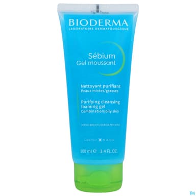 Bioderma Sebium Gel Moussant Nettoyant Purifiant 100ml