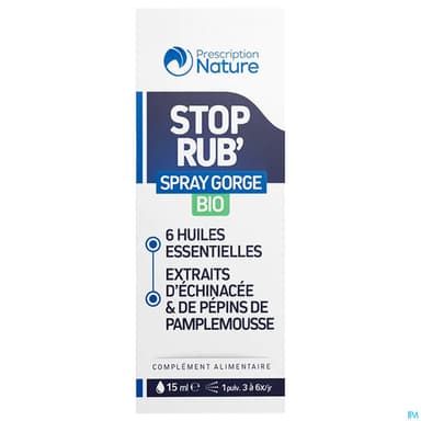 Prescription Nature Stop'rub Spray Gorge 15ml
