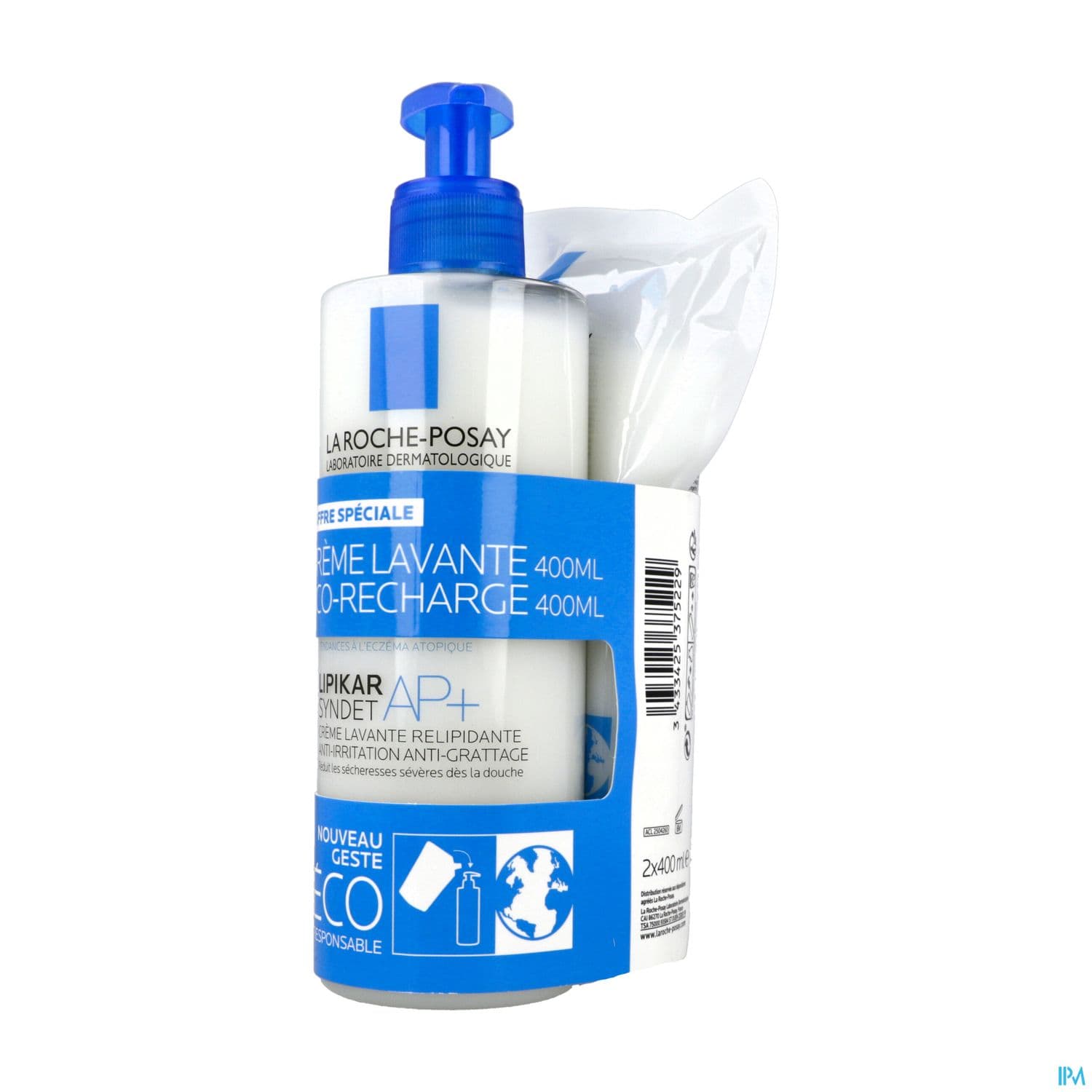 LIPIKAR SYNDET CR LAV 400+ECO RECH — Grande Pharmacie Lazare Carnot 7j/7