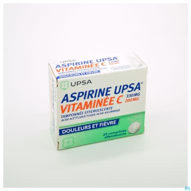ASPIRINE VIT C UPSA CPR EFF 20