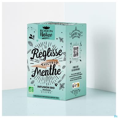 Romon Nature Tisane Plaisir Reglisse Menthe Bio Infusette 1g8 16