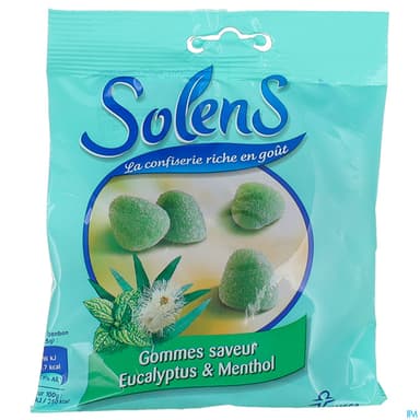 SOLENS GOMME MENTH/EUCAL SACH 110G