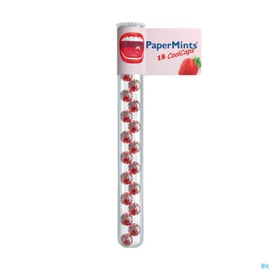 PAPERMINTS COOL FRAISE CAPS 18