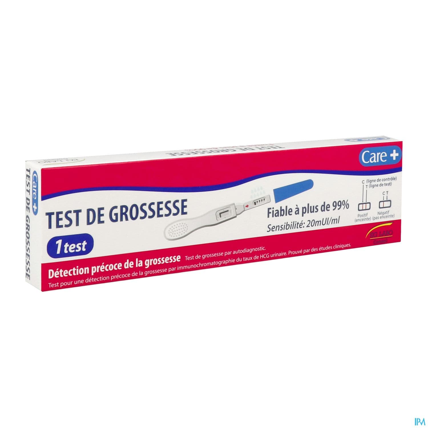 Eg Labo Care+ Test De Grossesse X1
