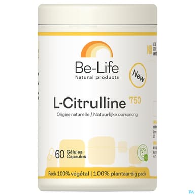 BE-LIFE L-CITRULLINE 750 GELUL 60