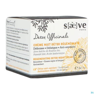 SAEVE DETOX CR NUIT REGENER 50ML