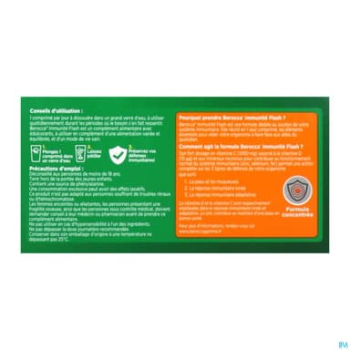 BEROCCA IMMUNITE FLASH CPR EFF 30