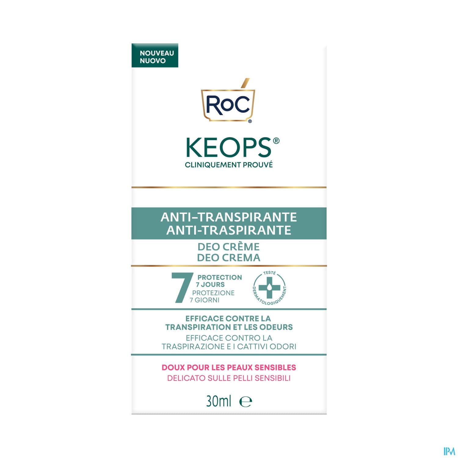 KEOPS DEOD CR A/TRANSPIRANTE 30ML