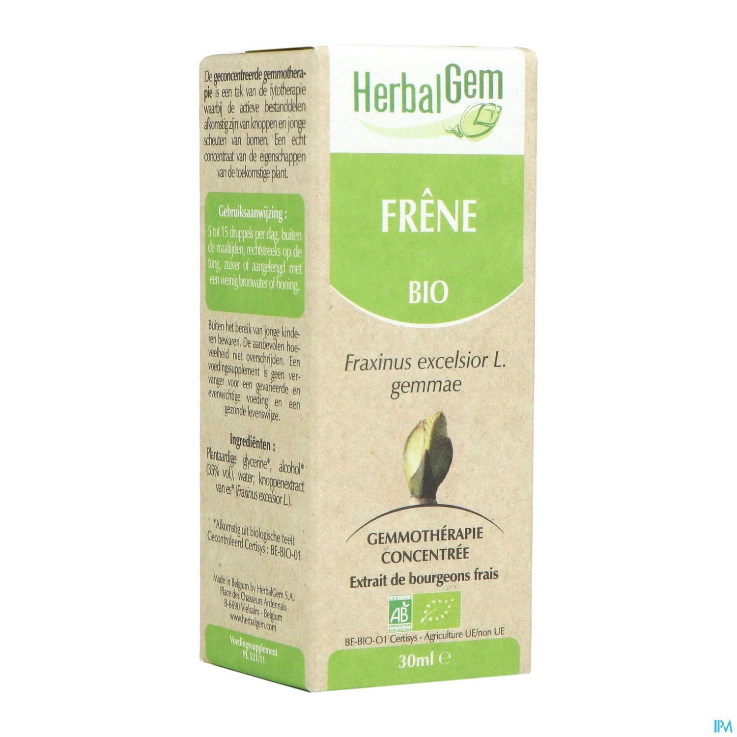 Herbalgem Frene Bourgeon Macerat Glycerin Bio 30ml