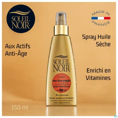 SOLEIL NOIR HLE SEC VIT10 SPR150ML